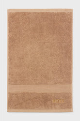 AEGEAN-COTTON GUEST TOWEL WITH TONAL LOGO