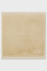AEGEAN-COTTON FACE CLOTH WITH TONAL LOGO