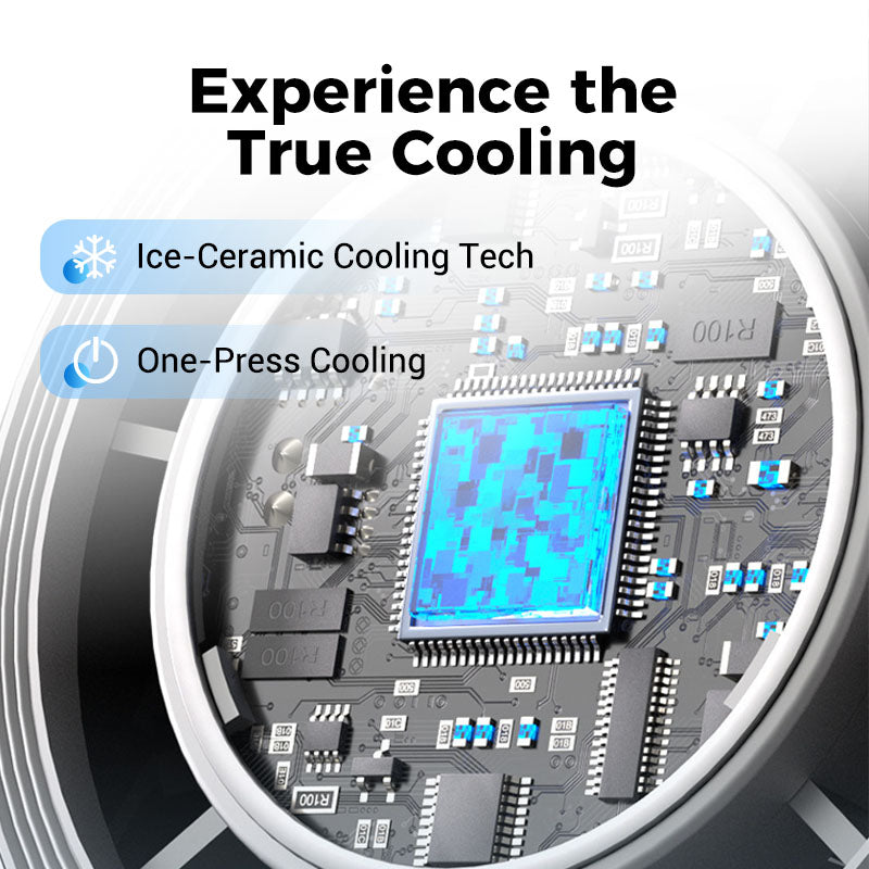 ✨2025 Hot Sale 50% OFF⌛❄️IcePoint™ Mini Handheld Cooling Fan