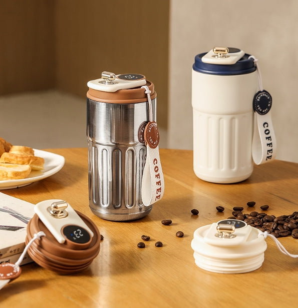 ☕Coffee Cups With Temperature Display😊