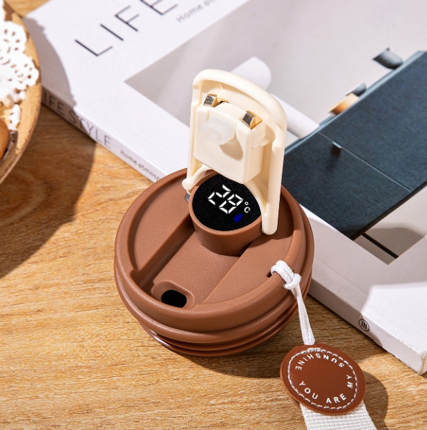 ☕Coffee Cups With Temperature Display😊