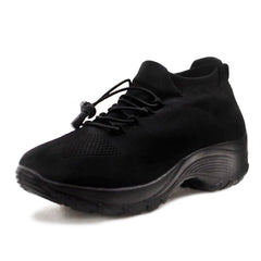 Comfortable women's shoes with air cushion support to reduce back and knee stress