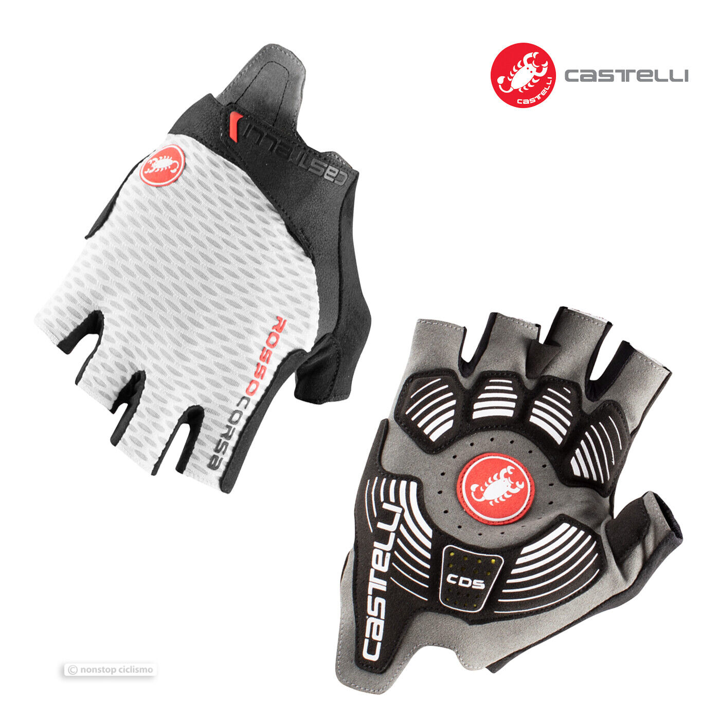 ROSSO CORSA PRO V Gloves : WHITE
