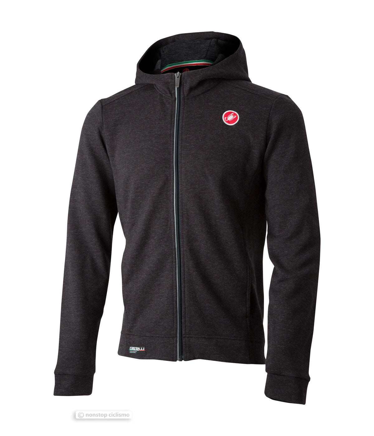 MILANO FULL ZIP FLEECE Hoodie : LIGHT BLACK