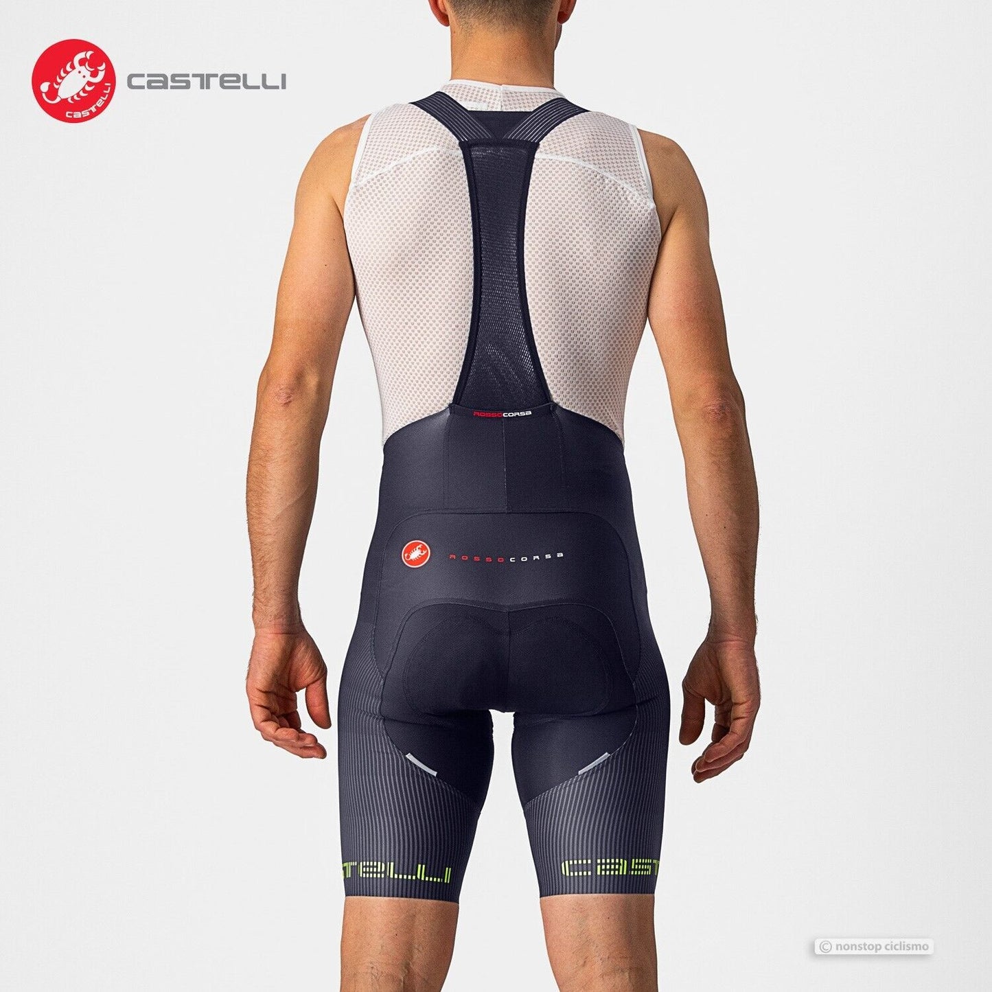 FREE AERO RC PRO Bib Shorts : SAV BLUE/ELECTRIC LIME