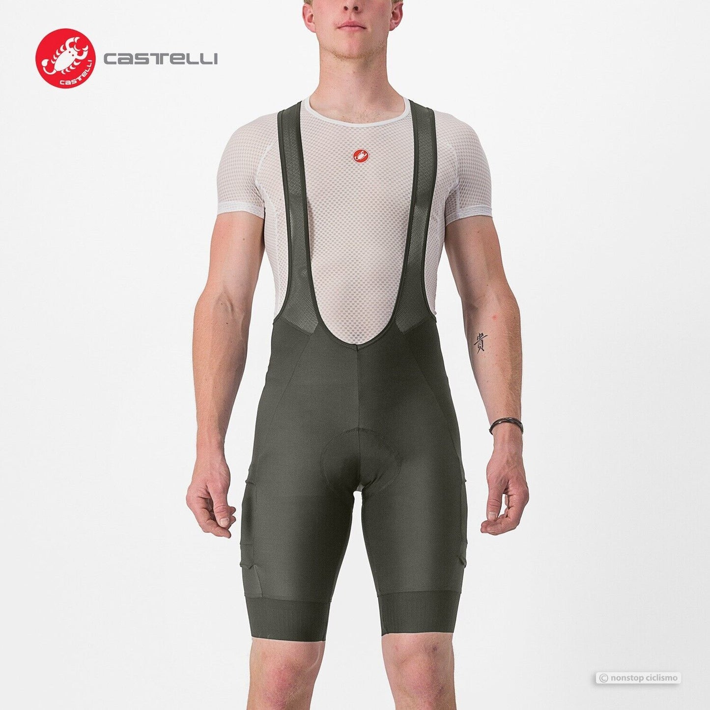 UNLIMITED CARGO Bib Shorts : DEEP GREEN