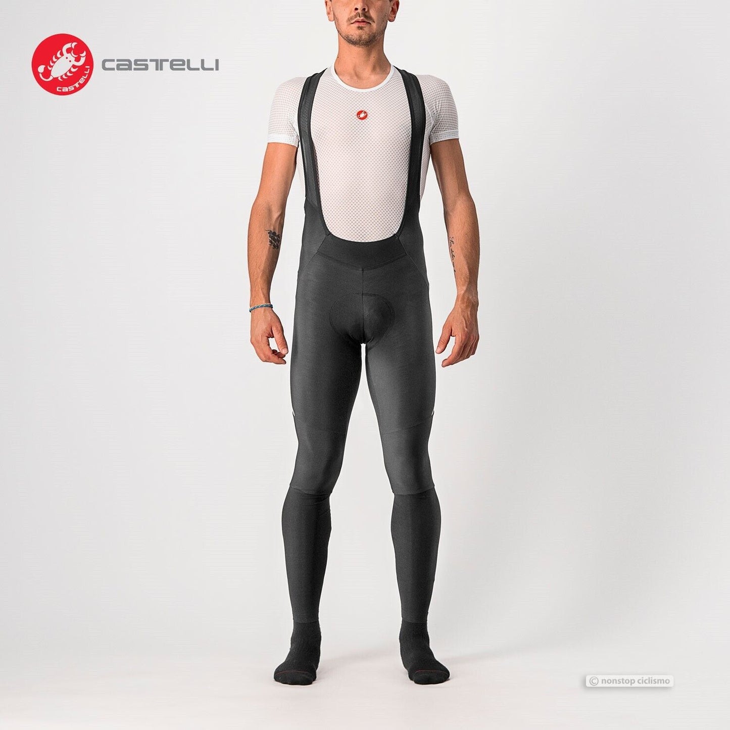 VELOCISSIMO 5 Bib Tights : BLACK/SILVER