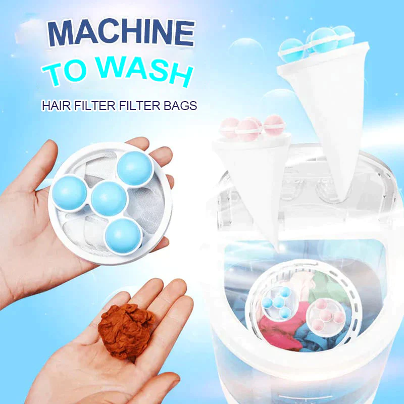 🔥 Washing Machine Hair Filter Mesh Bags🔥