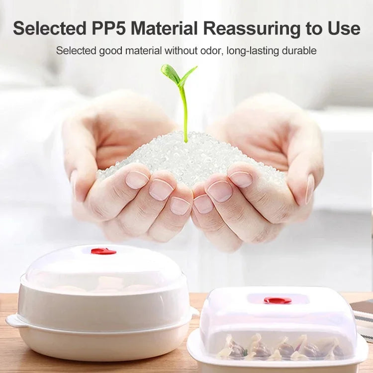 🔥Limited stock available 50% OFF🔥🍲Microwave Steamer Oven - Healthy Steam Cooking & Defrosting, Compact Design for Easy Storage 🥦📦 - Buy 2 Free Shipping