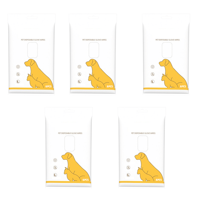 🔥Best-selling in 2025🔥Deodorizing Pet Glove Wipes For Dogs (6 Pcs / 1 Pack)