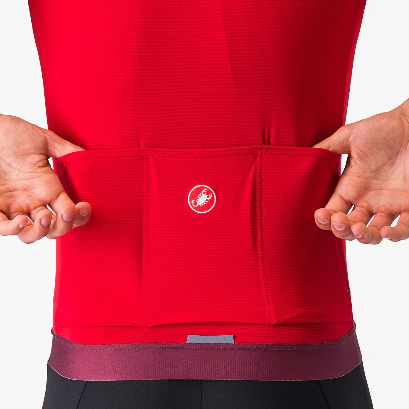 ESPRESSO Jersey : RICH RED/DEEP BORDEAUX