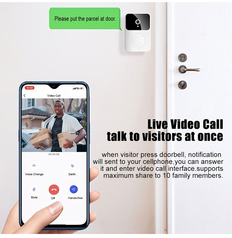 Wireless Intelligent Video Doorbell