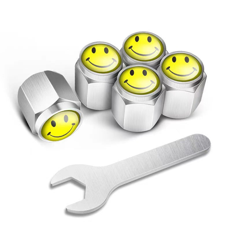 Car Tire Valve Caps – Stylish Wheel Air Valve Covers (4PCS)