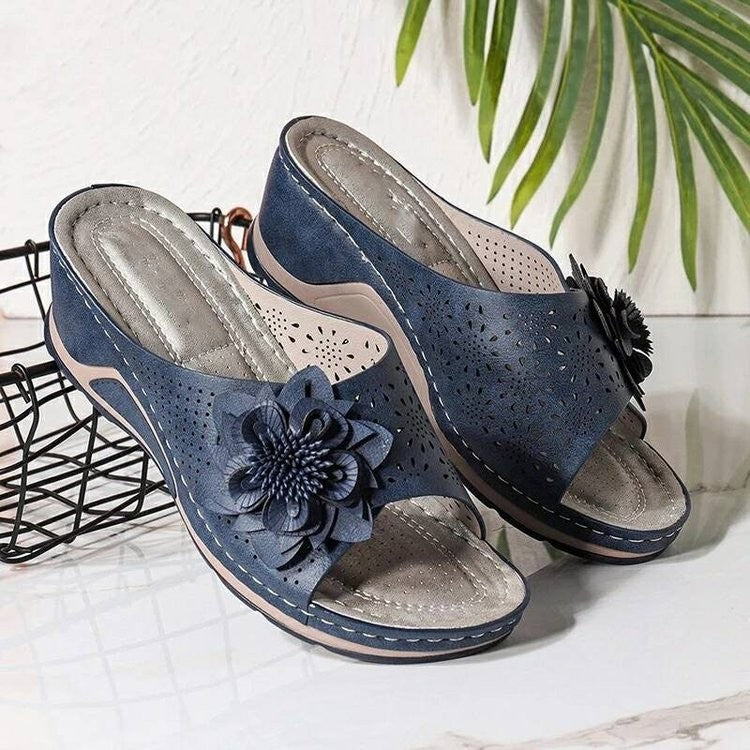 Soft Bottom Massage Orthopedic Wedge Slide Sandals
