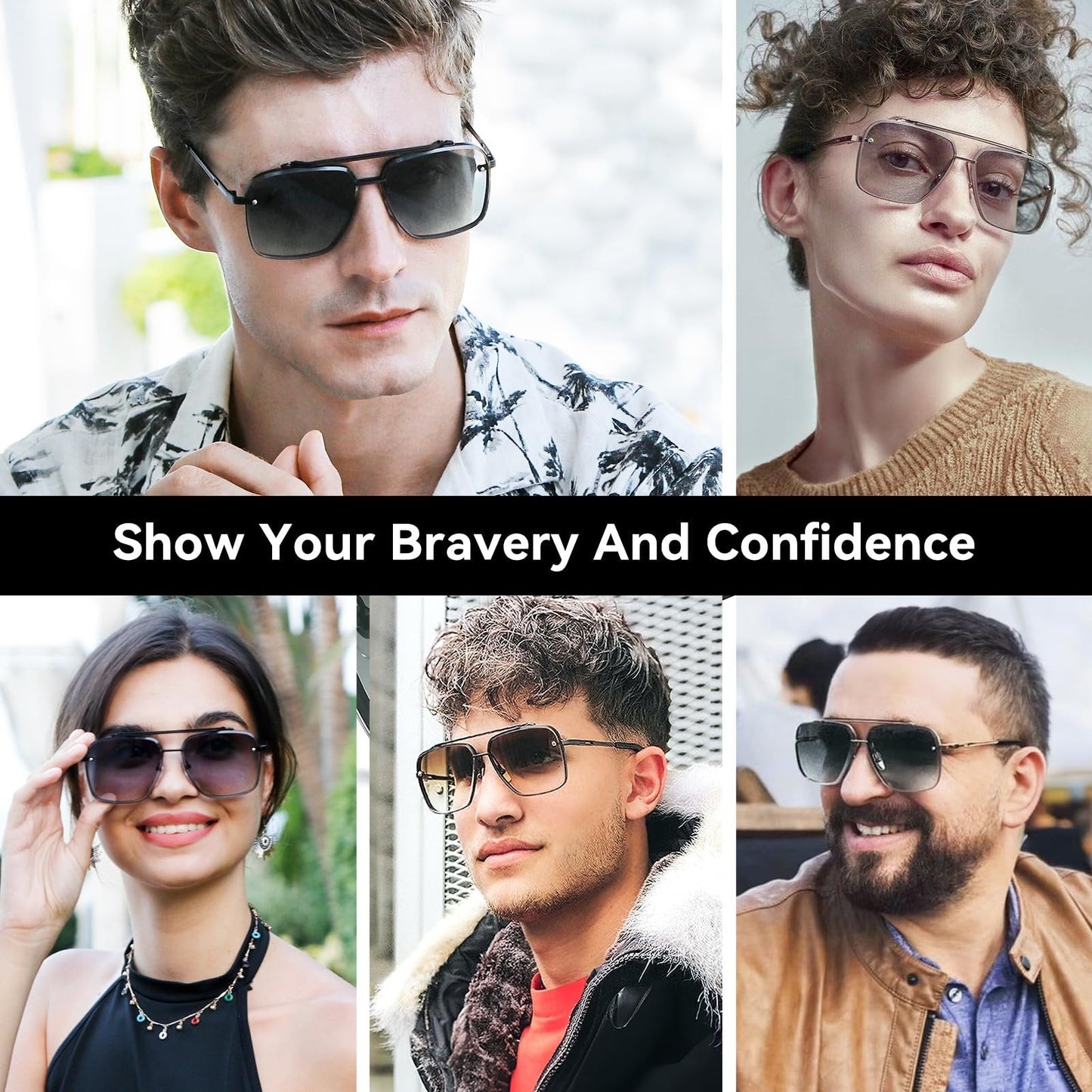 🔥HOT SALE - Retro Gradient Sunglasses UV400 Protection
