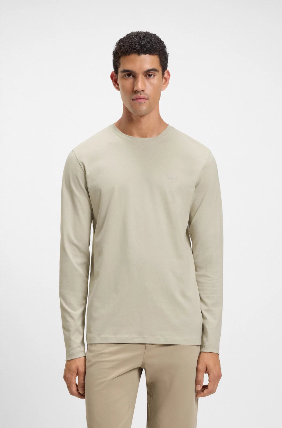 COTTON-JERSEY T-SHIRT WITH LOGO PATCH