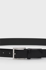 DRESSLETIC LEATHER BELT WITH CONCEALED ELASTICATED SECTION