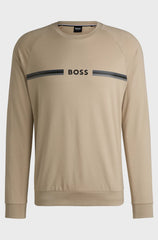 COTTON-TERRY SWEATSHIRT WITH LOGO PRINT