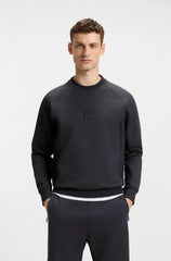 COTTON-BLEND SWEATSHIRT WITH STRETCH