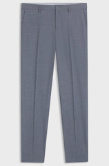 FORMAL TROUSERS IN A PATTERNED VIRGIN-WOOL BLEND