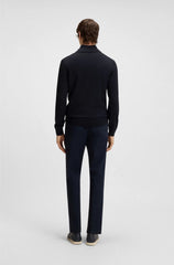 ZIP-UP CARDIGAN IN VIRGIN WOOL