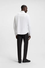 REGULAR-FIT SHIRT IN DYNAMIC COTTON JERSEY