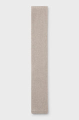 SILK TIE WITH PIQUE KNIT