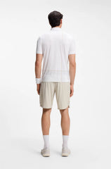 ACTIVE QUICK-DRY POLO SHIRT WITH CHECK ARTWORK