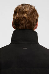 RELAXED-FIT JACKET IN WATERPROOF SUEDE