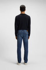 SLIM-FIT JEANS IN BLUE PERFORMANCE-STRETCH DENIM