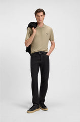 POLO SHIRT WITH NUBUCK LOGO