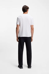 COTTON T-SHIRT WITH JACQUARD PATTERN