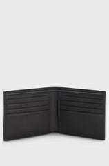 MONOGRAM-STRUCTURE WALLET WITH LOGO TRIM