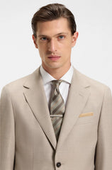 DIAGONAL-STRIPED TIE IN SILK JACQUARD