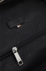 ITALIAN-LEATHER BACKPACK WITH ZIPPED SIDE POCKETS