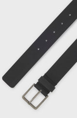 ITALIAN-LEATHER BELT WITH PERFORATED PATTERN