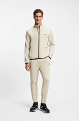 ZIP-UP SWEATSHIRT IN TEMPERATURE-REGULATING STRETCH GABARDINE