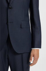 TWO-PIECE REGULAR-FIT SUIT IN VIRGIN WOOL