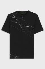 ACTIVE T-SHIRT IN MOISTURE-WICKING STRETCH PIQUE