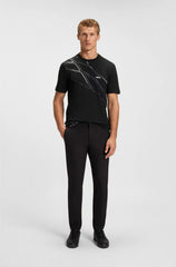 ACTIVE T-SHIRT IN MOISTURE-WICKING STRETCH PIQUE