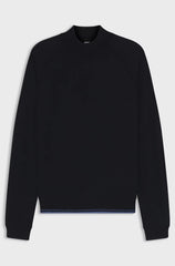 WOOL-BLEND SWEATER WITH MOCK NECK