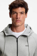 STRETCH-COTTON TRACKSUIT SET WITH CONTRAST INSERTS