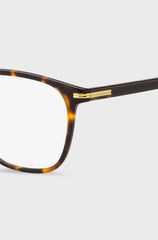 HAVANA-ACETATE OPTICAL FRAMES WITH GOLD-TONE HARDWARE