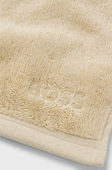 AEGEAN-COTTON FACE CLOTH WITH TONAL LOGO