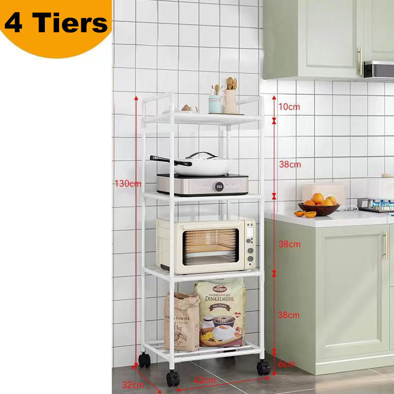 🔥Limited Time 37% OFF🔥Multi-Tier Storage Shelf with Sliding Wheels