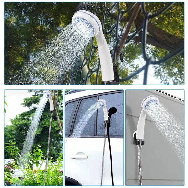 ✨Hot Sale 50% OFF ✨ Portable Outdoor Electric Shower Set - Handheld Camp Shower for Travel, Hiking & Gardening