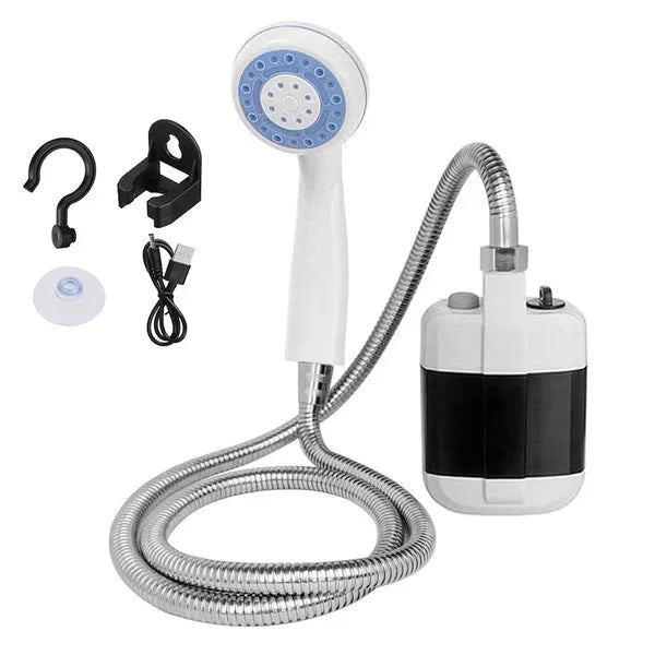 ✨Hot Sale 50% OFF ✨ Portable Outdoor Electric Shower Set - Handheld Camp Shower for Travel, Hiking & Gardening