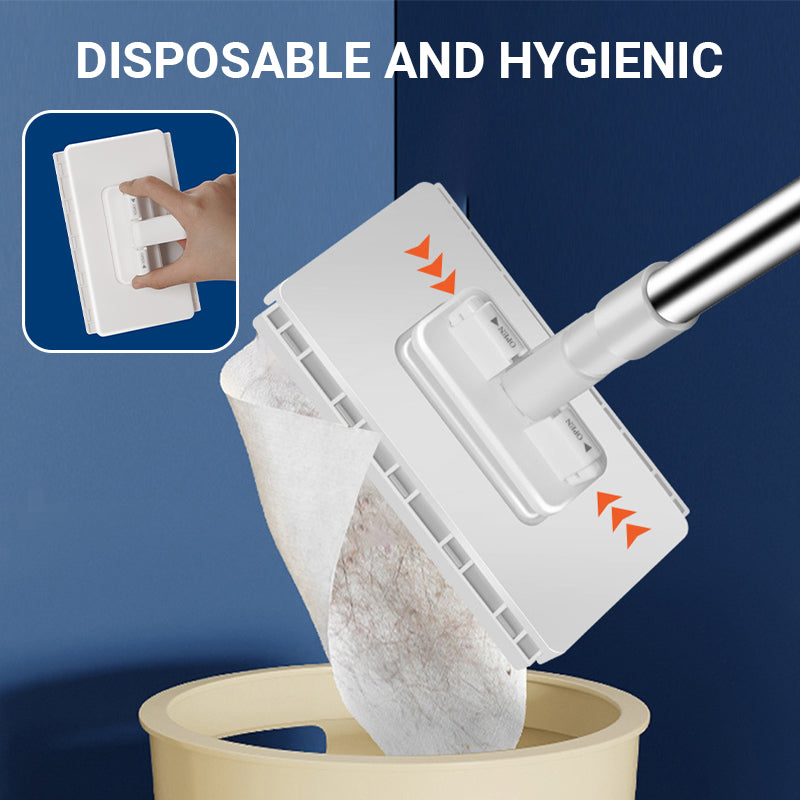 💥 Last day! 50% Off 💥Disposable Dust Mop with 4 Reusable Cloths