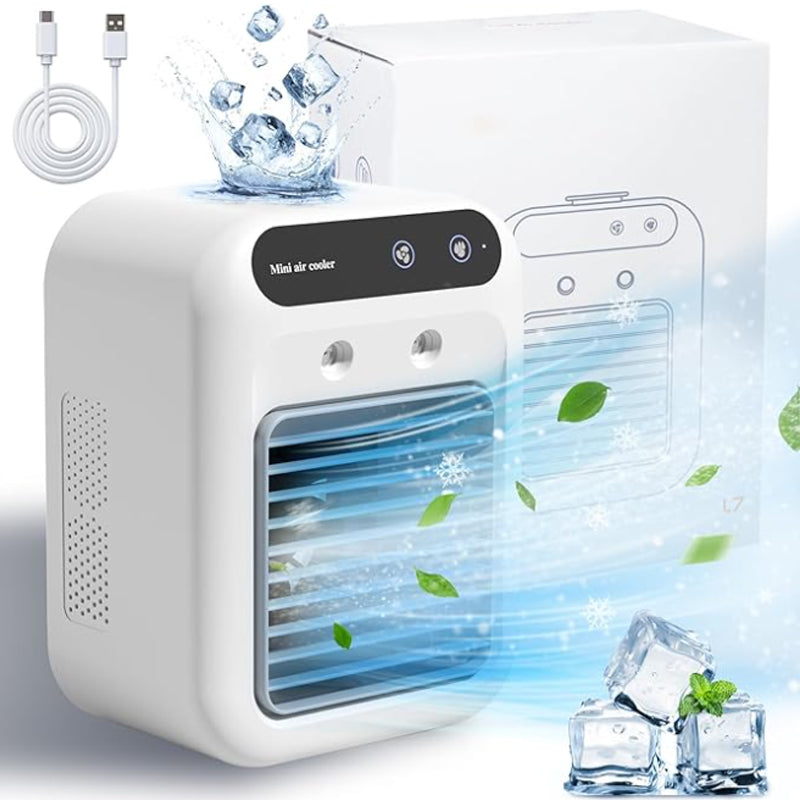 ❄️ Summer Half Price ❄️ Mini Portable Air Conditioner with Cooling and Humidification Function