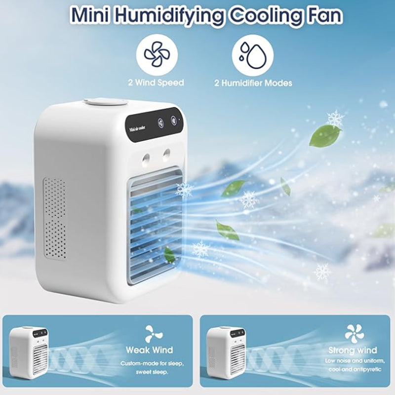 ❄️ Summer Half Price ❄️ Mini Portable Air Conditioner with Cooling and Humidification Function